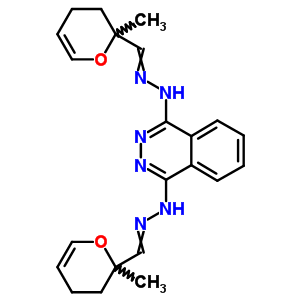 2H-pyran-2-carboxaldehyde,3,4-dihydro-2-methyl-, 1,4-phthalazinediyldihydrazone (8ci) Structure,27704-23-0Structure