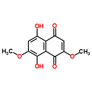 1,4-Naphthalenedione,5,8-dihydroxy-2,7-dimethoxy- Structure,2808-46-0Structure