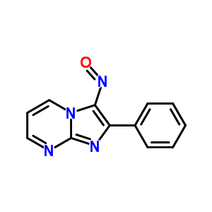 Imidazo[1,2-a]pyrimidine,3-nitroso-2-phenyl- Structure,28103-25-5Structure