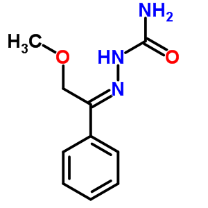 Hydrazinecarboxamide,2-(2-methoxy-1-phenylethylidene)- Structure,28202-87-1Structure