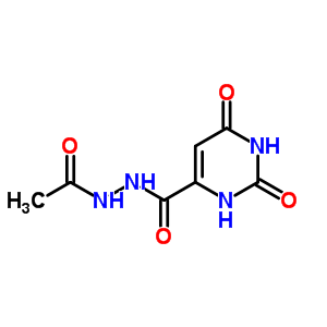 N-acetyl-2,6-dioxo-3h-pyrimidine-4-carbohydrazide Structure,2824-82-0Structure