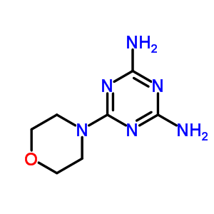 1,3,5-Triazine-2,4-diamine,6-(4-morpholinyl)- Structure,2827-42-1Structure