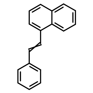 Naphthalene,1-[(1e)-2-phenylethenyl]- Structure,2840-87-1Structure