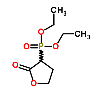 Phosphonic acid,p-(tetrahydro-2-oxo-3-furanyl)-, diethyl ester Structure,2907-85-9Structure