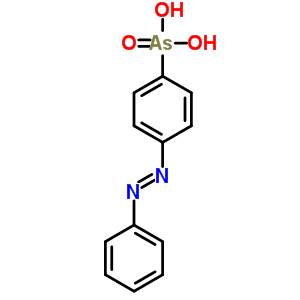 (4-Phenyldiazenylphenyl)arsonic acid Structure,2922-36-3Structure