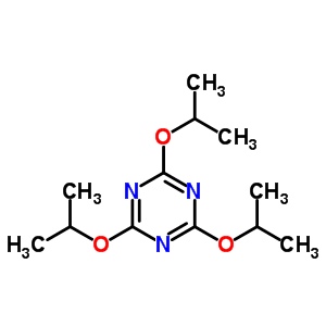 1,3,5-Triazine,2,4,6-tris(1-methylethoxy)- Structure,29263-11-4Structure