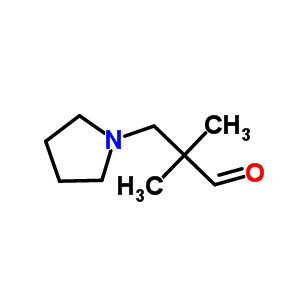 2,2-Dimethyl-3-pyrrolidin-1-ylpropanal Structure,296264-94-3Structure