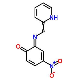 Phenol,4-nitro-2-[(2-pyridinylmethylene)amino]- Structure,29644-92-6Structure