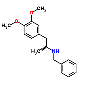 N-benzyl-1-(3,4-dimethoxyphenyl)propan-2-amine Structure,2980-07-6Structure