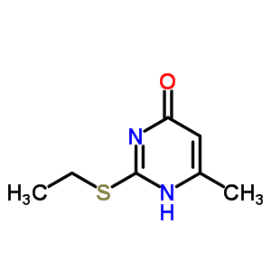 2-Ethylsulfanyl-6-methyl-1h-pyrimidin-4-one Structure,3019-18-9Structure