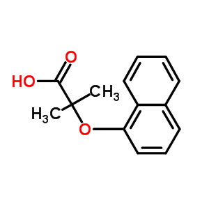 2-Methyl-2-(1-naphthyloxy)propanoic acid Structure,30366-94-0Structure