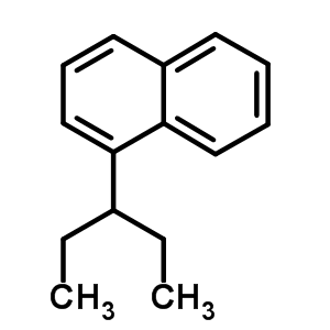 Naphthalene,1-(1-ethylpropyl)- Structure,3042-56-6Structure