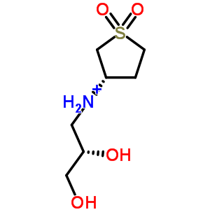 3-(1,1-Dioxo-tetrahydro-1lambda6-thiophen-3-yl -amino)-propane-1,2-diol Structure,305855-91-8Structure