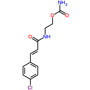 N-(2-carbamoyloxyethyl )-3-(4-chlorophenyl )propenamide Structure,30740-37-5Structure