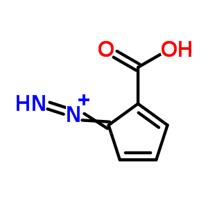 1,3-Cyclopentadiene-1-carboxylicacid, 5-diazo- Structure,30778-59-7Structure