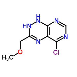 Pyrimido[5,4-e]-1,2,4-triazine,5-chloro-1,2-dihydro-3-(methoxymethyl)- Structure,30855-40-4Structure