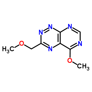 Pyrimido[5,4-e]-1,2,4-triazine,5-methoxy-3-(methoxymethyl)- Structure,30855-44-8Structure