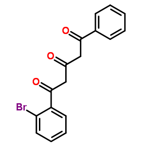 1,3,5-Pentanetrione,1-(2-bromophenyl)-5-phenyl- Structure,30866-57-0Structure