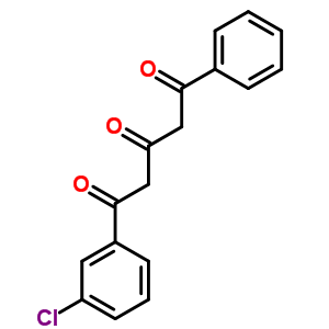 1,3,5-Pentanetrione,1-(3-chlorophenyl)-5-phenyl- Structure,30866-58-1Structure