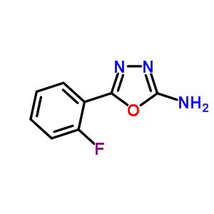 5-(2-Fluorophenyl)-1,3,4-oxadiazol-2-amine Structure,312272-59-6Structure