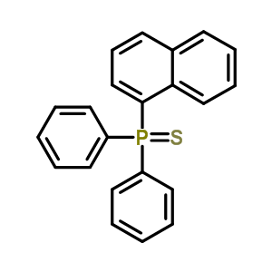 Phosphine sulfide,1-naphthalenyldiphenyl- Structure,3135-70-4Structure