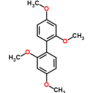 1,1-Biphenyl,2,2,4,4-tetramethoxy- Structure,3153-72-8Structure