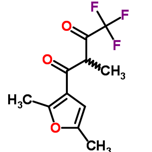 1,3-Butanedione,1-(2,5-dimethyl-3-furanyl)-4,4,4-trifluoro-2-methyl- Structure,317-43-1Structure