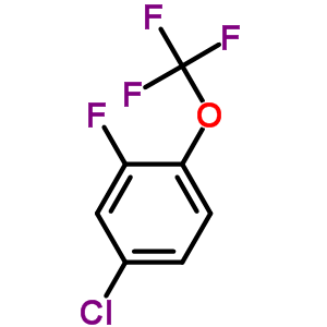 1-Chloro-3-fluoro-4-(trifluoromethoxy)benzene Structure,317337-16-9Structure