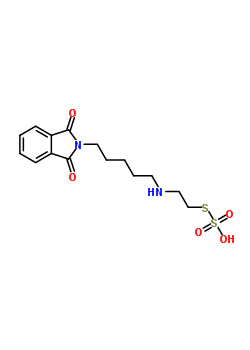 1,3-Dioxo-2-[5-(2-sulfosulfanylethylamino)pentyl]isoindole Structure,31792-45-7Structure