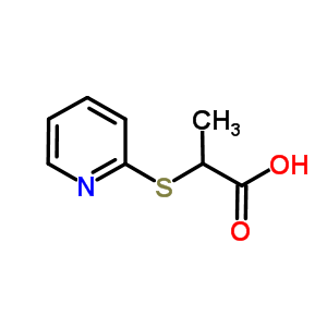 2-(Pyridin-2-ylthio)propanoic acid Structure,32002-78-1Structure