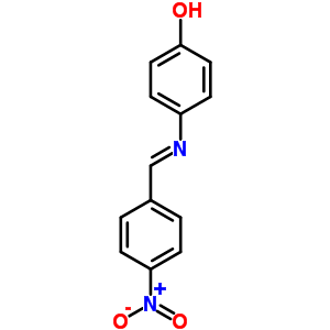 Phenol,4-[[(4-nitrophenyl)methylene]amino]- Structure,3230-42-0Structure