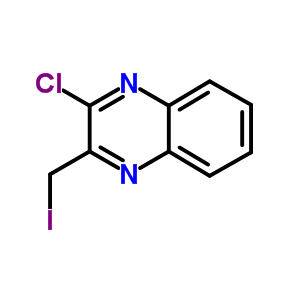 2-Chloro-3-(iodomethyl)quinoxaline Structure,32601-92-6Structure