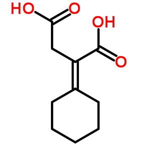 2-Cyclohexylidenebutanedioic acid Structure,3283-27-0Structure