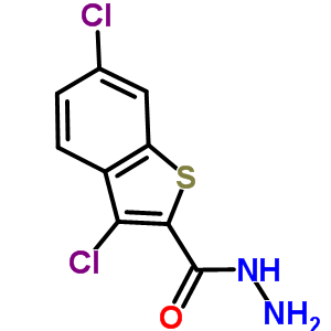 3,6-Dichloro-1-benzothiophene-2-carbohydrazide Structure,329219-49-0Structure