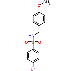 4-Bromo-n-(4-methoxybenzyl)benzenesulphonamide Structure,329939-43-7Structure