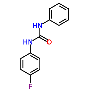 1-(4-Fluorophenyl)-3-phenyl-urea Structure,330-98-3Structure