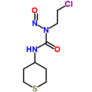 1-(2-Chloroethyl)-1-nitroso-3-(tetrahydro-2h-thiopyran-4-yl)urea Structure,33022-01-4Structure