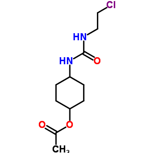 Urea,n-[4-(acetyloxy)cyclohexyl]-n-(2-chloroethyl)- Structure,33082-87-0Structure