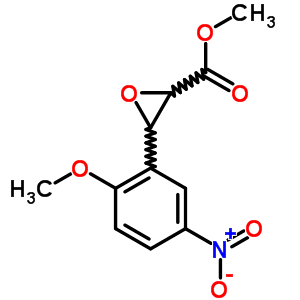 Methyl 3-(2-methoxy-5-nitro-phenyl)oxirane-2-carboxylate Structure,33567-57-6Structure