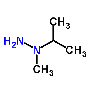 Hydrazine,1-methyl-1-(1-methylethyl)- Structure,33668-54-1Structure