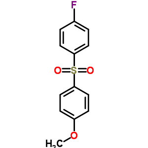 1-Fluoro-4-(4-methoxyphenyl)sulfonyl-benzene Structure,339-25-3Structure