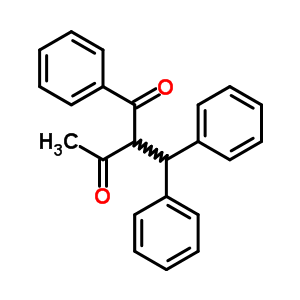 1,3-Butanedione,2-(diphenylmethyl)-1-phenyl- Structure,33925-42-7Structure