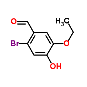 2-Bromo-5-ethoxy-4-hydroxybenzaldehyde Structure,340216-58-2Structure