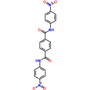 N,n-bis(4-nitrophenyl)benzene-1,4-dicarboxamide Structure,34062-84-5Structure