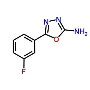 5-(3-Fluorophenyl)-1,3,4-oxadiazol-2-amine Structure,341978-66-3Structure