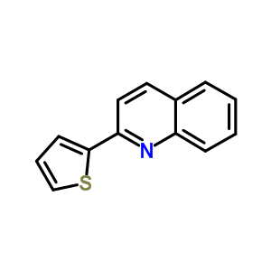 2-Thiophen-2-ylquinoline Structure,34243-33-9Structure