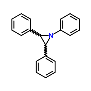 1,2,3-Triphenylaziridine Structure,34310-77-5Structure