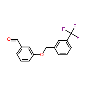 3-{[3-(Trifluoromethyl)benzyl]oxy}benzaldehyde Structure,343604-08-0Structure