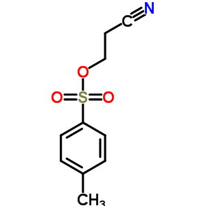 Propanenitrile,3-[[(4-methylphenyl)sulfonyl]oxy]- Structure,34583-60-3Structure