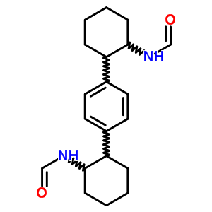 N-[2-[4-(2-formamidocyclohexyl)phenyl]cyclohexyl]formamide Structure,34668-22-9Structure